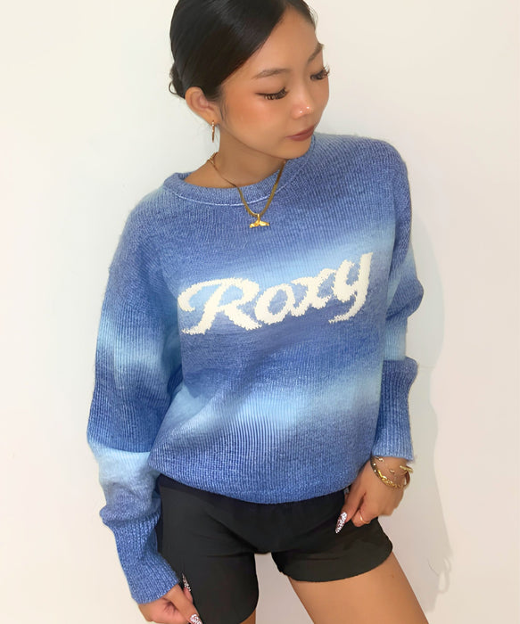 ROXY WISH UPON クルーネックロゴニットセーター 【2026年秋冬モデル】