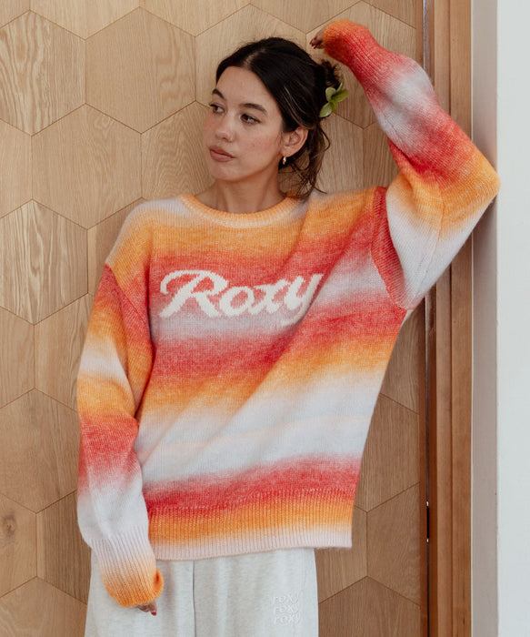 ROXY WISH UPON クルーネックロゴニットセーター 【2026年秋冬モデル】