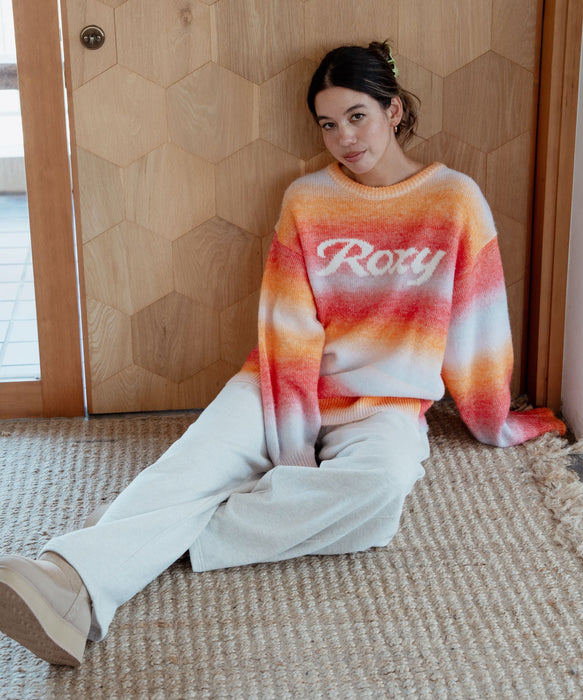 ROXY WISH UPON クルーネックロゴニットセーター 【2026年秋冬モデル】