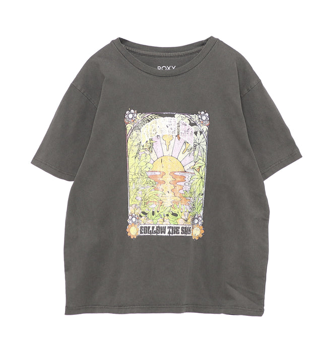 【BUY 2 20%OFF】【OUTLET】Roxy SLOW DOWN オーバーサイズ Tシャツ