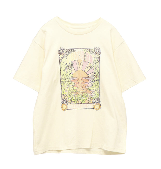 【BUY 2 20%OFF】【OUTLET】Roxy SLOW DOWN オーバーサイズ Tシャツ