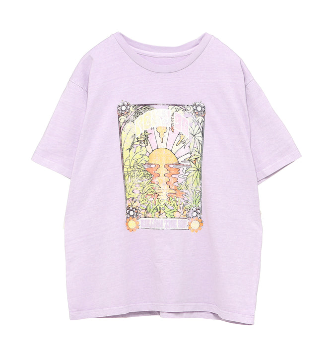 【BUY 2 20%OFF】【OUTLET】Roxy SLOW DOWN オーバーサイズ Tシャツ