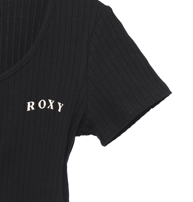 【OUTLET】Roxy ROXY RIB SHORTSLEEVE TEE リブ 半袖 Tシャツ