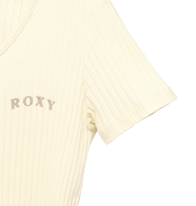 【OUTLET】Roxy ROXY RIB SHORTSLEEVE TEE リブ 半袖 Tシャツ