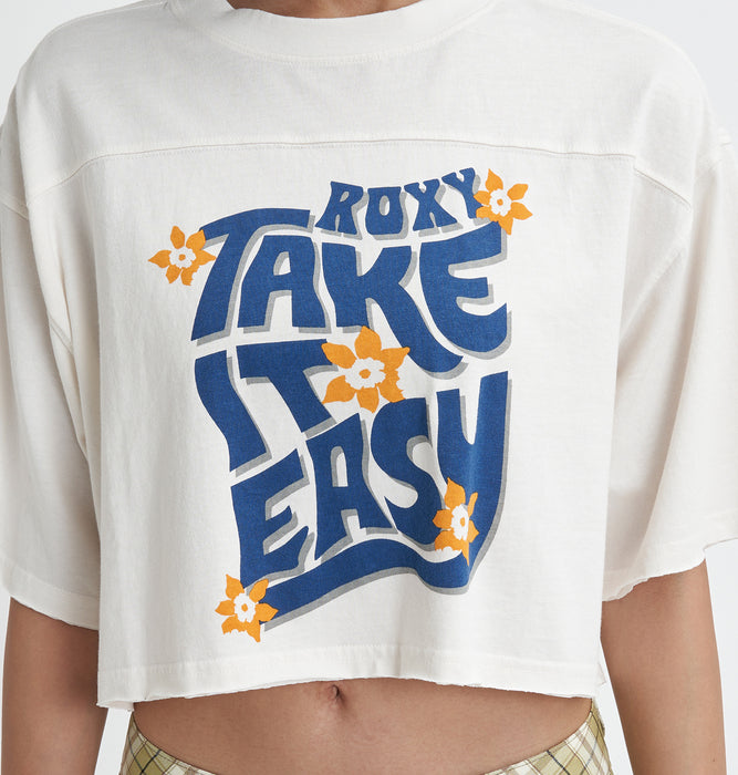 【OUTLET】TAKE IT EASY クロップド Tシャツ