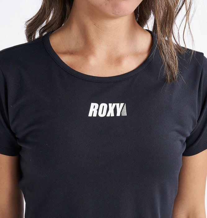 【OUTLET】Roxy 速乾 UVカットTシャツ UNITE CROP TEE