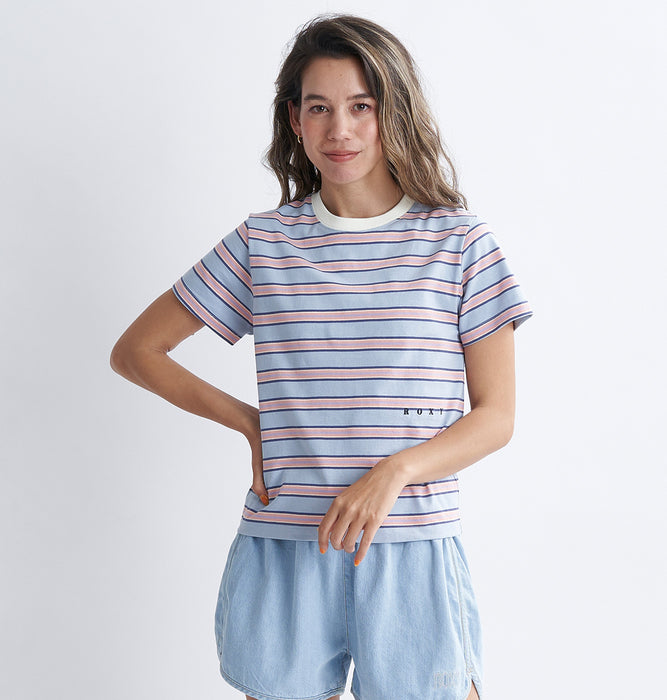 【OUTLET】Roxy GIRLS TALK 天竺素材 Tシャツ