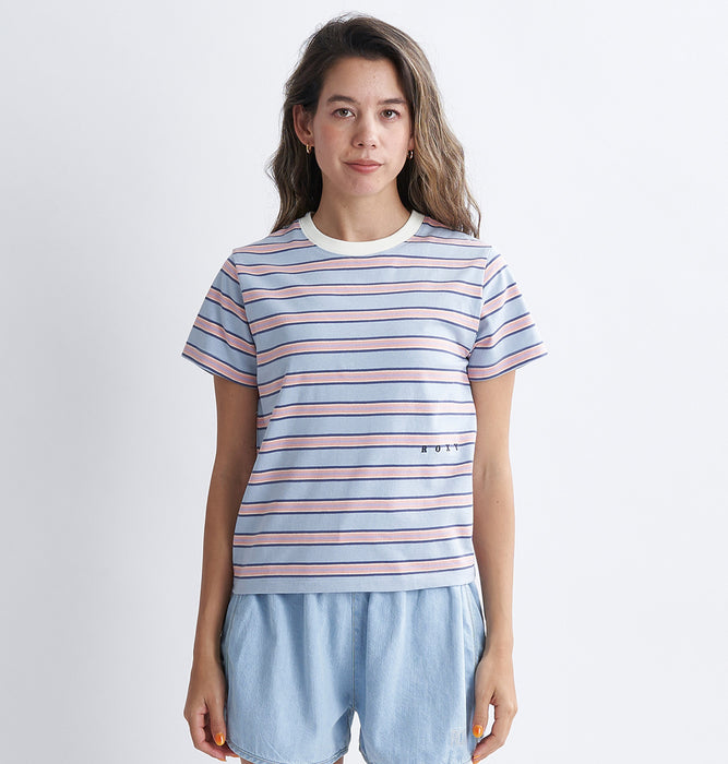 【OUTLET】Roxy GIRLS TALK 天竺素材 Tシャツ