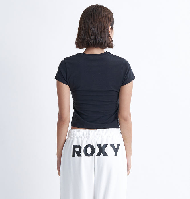 Roxy PLANET RING TEE クロップド Tシャツ