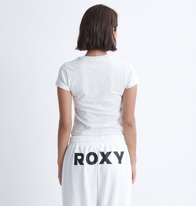 Roxy PLANET RING TEE クロップド Tシャツ