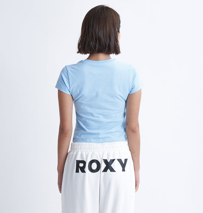 Roxy PLANET RING TEE クロップド Tシャツ