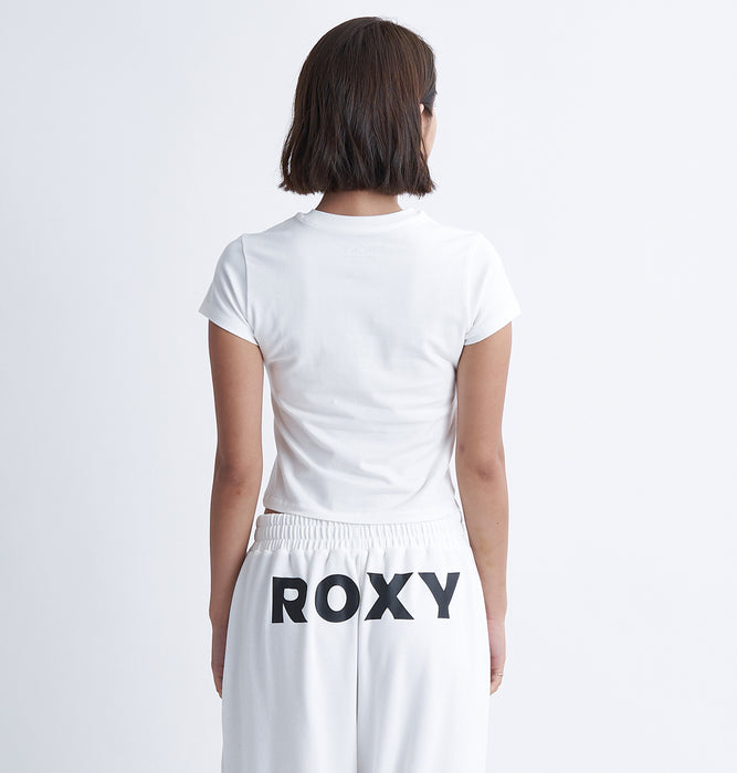 Roxy PLANET RING TEE クロップド Tシャツ