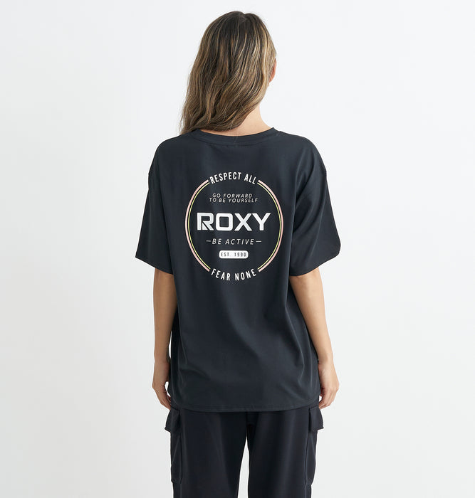 Roxy 速乾 UVカット 冷感 Tシャツ DOWN TO EARTH PLUS