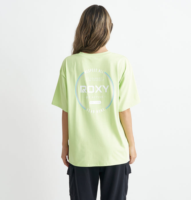 Roxy 速乾 UVカット 冷感 Tシャツ DOWN TO EARTH PLUS