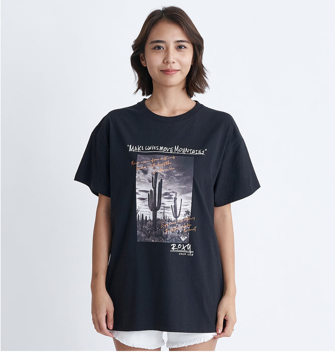 【OUTLET】Roxy CARIBBEAN SEA ウィメンズ 半袖Tシャツ オーバーサイズ