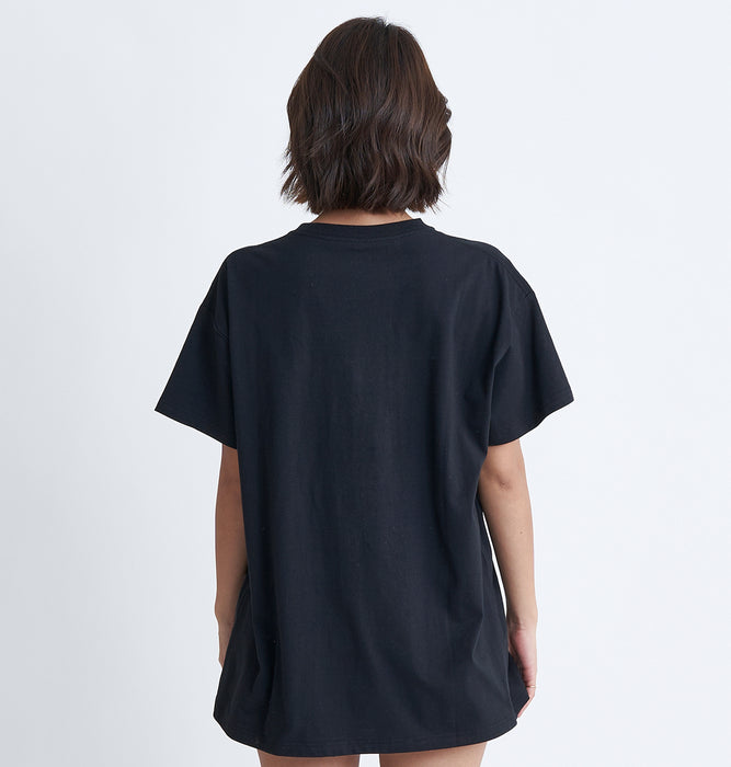 【OUTLET】Roxy CARIBBEAN SEA ウィメンズ 半袖Tシャツ オーバーサイズ