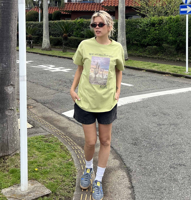 【OUTLET】Roxy CARIBBEAN SEA ウィメンズ 半袖Tシャツ オーバーサイズ