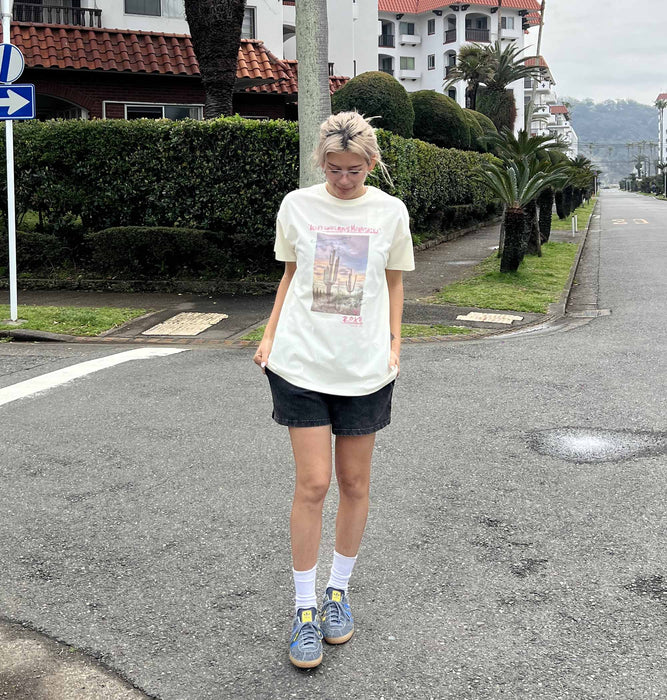 【OUTLET】Roxy CARIBBEAN SEA ウィメンズ 半袖Tシャツ オーバーサイズ