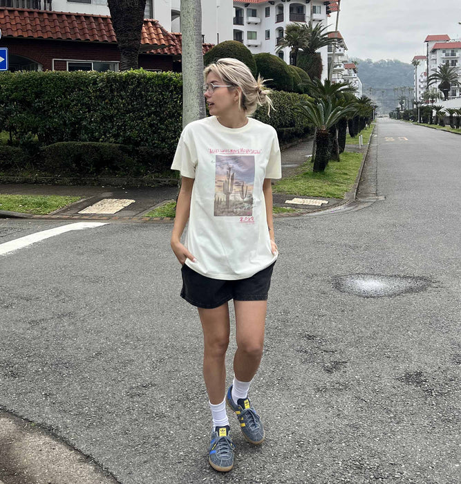 【OUTLET】Roxy CARIBBEAN SEA ウィメンズ 半袖Tシャツ オーバーサイズ