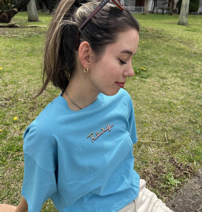 【OUTLET】Roxy BAJA CALI ウィメンズ 半袖Tシャツ 丈短め バックプリント