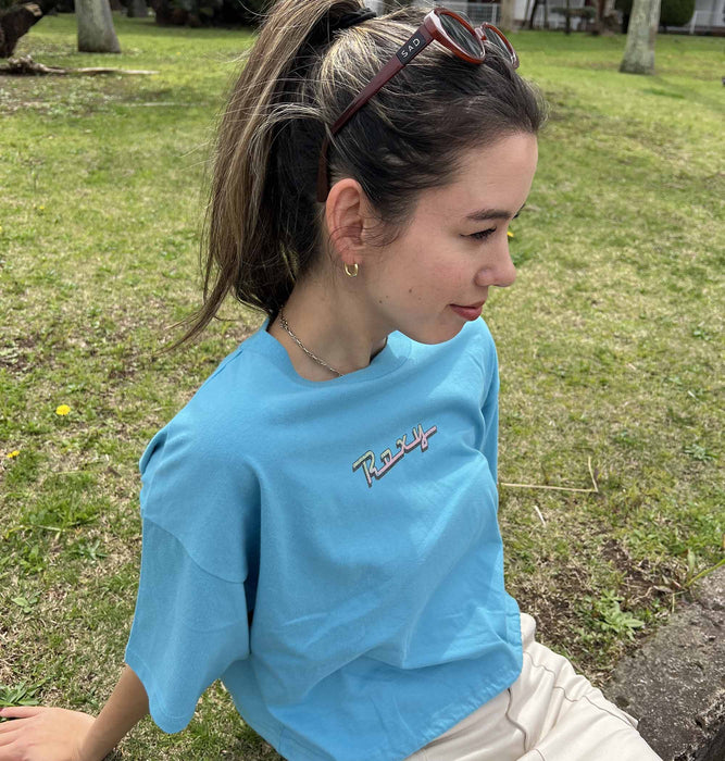 【OUTLET】Roxy BAJA CALI ウィメンズ 半袖Tシャツ 丈短め バックプリント