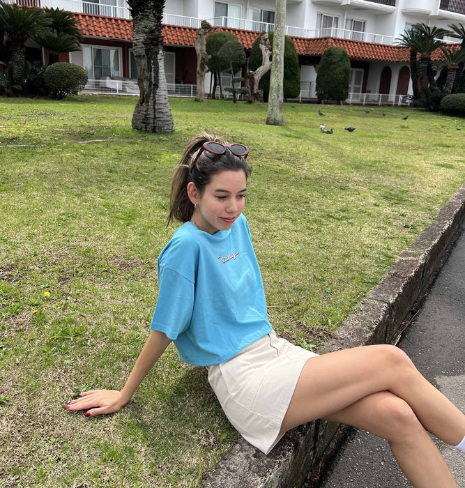 【OUTLET】Roxy BAJA CALI ウィメンズ 半袖Tシャツ 丈短め バックプリント