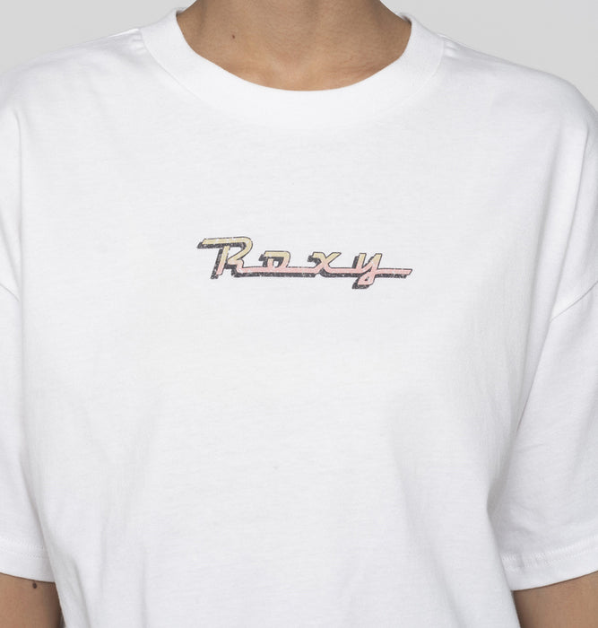 【OUTLET】Roxy BAJA CALI ウィメンズ 半袖Tシャツ 丈短め バックプリント