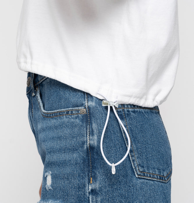 【OUTLET】Roxy BAJA CALI ウィメンズ 半袖Tシャツ 丈短め バックプリント