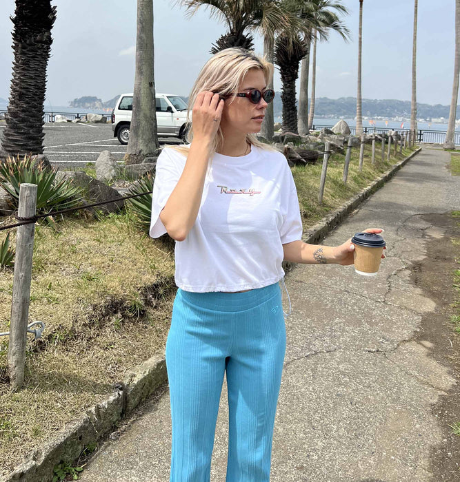 【OUTLET】Roxy BAJA CALI ウィメンズ 半袖Tシャツ 丈短め バックプリント