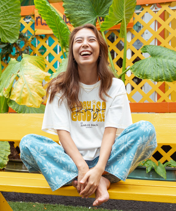 【ROXY x SUNRISE SHACK】 GOOD DAY TEE Tシャツ ＜2026年夏モデル＞