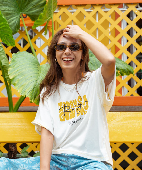 【ROXY x SUNRISE SHACK】 GOOD DAY TEE Tシャツ ＜2026年夏モデル＞