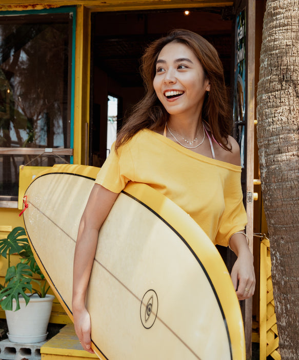 【ROXY x SUNRISE SHACK】 CUTOFF TEE Tシャツ ＜2026年夏モデル＞