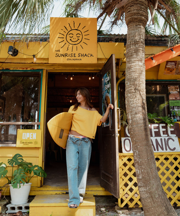 【ROXY x SUNRISE SHACK】 CUTOFF TEE Tシャツ ＜2026年夏モデル＞