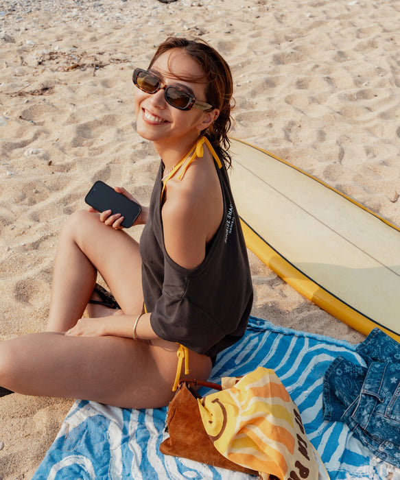 【ROXY x SUNRISE SHACK】 CUTOFF TEE Tシャツ ＜2026年夏モデル＞
