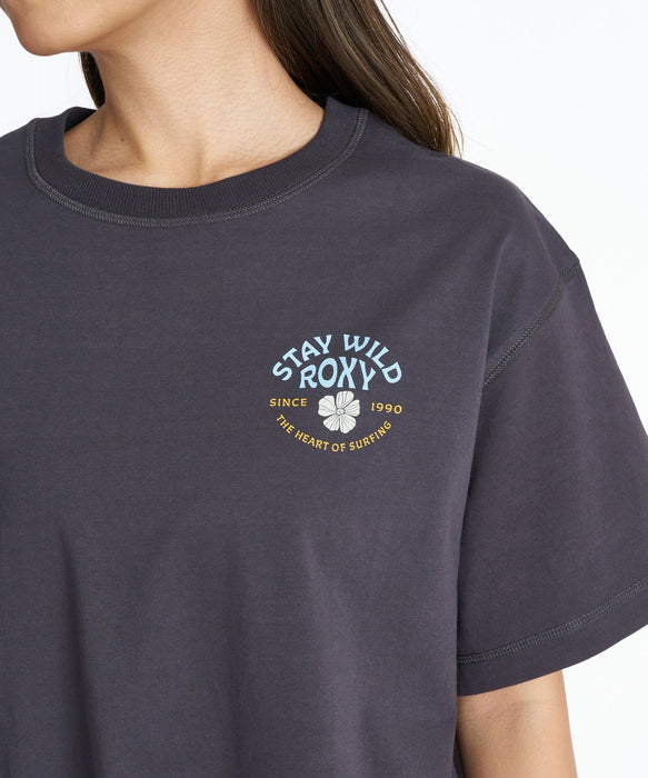 ROXY STAY WILD S/S TEE 機能性Tシャツ 半袖 【2026年秋冬モデル】