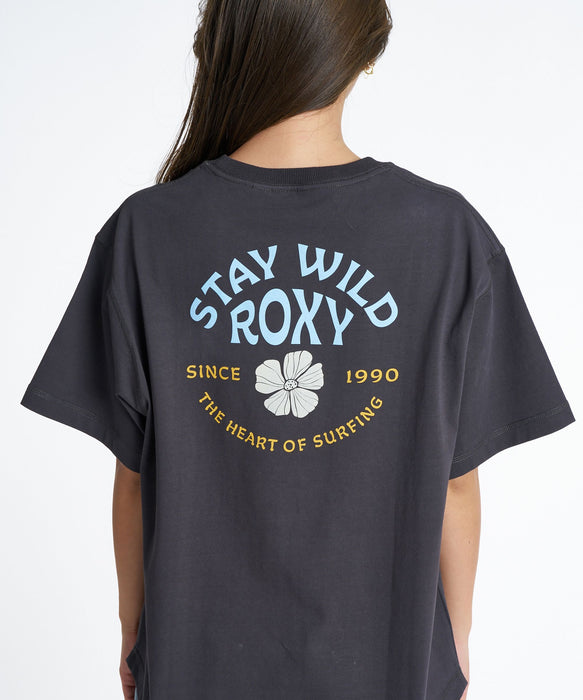 ROXY STAY WILD S/S TEE 機能性Tシャツ 半袖 【2026年秋冬モデル】