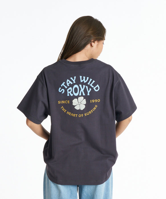 ROXY STAY WILD S/S TEE 機能性Tシャツ 半袖 【2026年秋冬モデル】