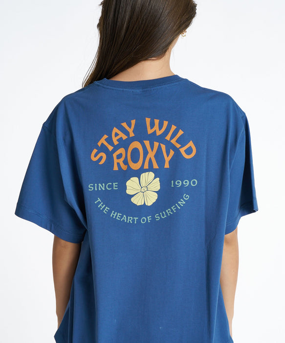 ROXY STAY WILD S/S TEE 機能性Tシャツ 半袖 【2026年秋冬モデル】