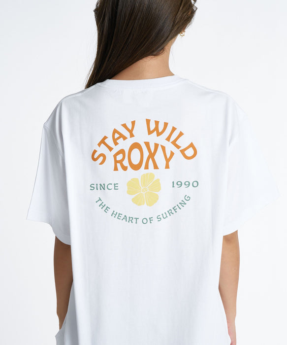 ROXY STAY WILD S/S TEE 機能性Tシャツ 半袖 【2026年秋冬モデル】