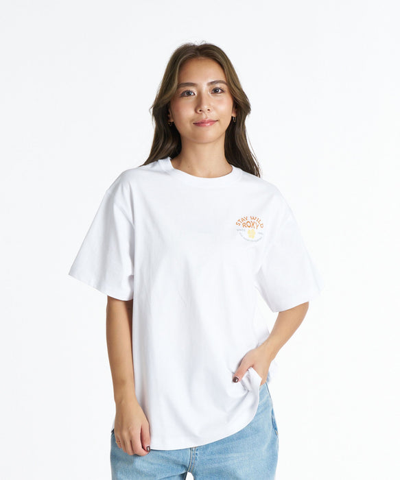 ROXY STAY WILD S/S TEE 機能性Tシャツ 半袖 【2026年秋冬モデル】