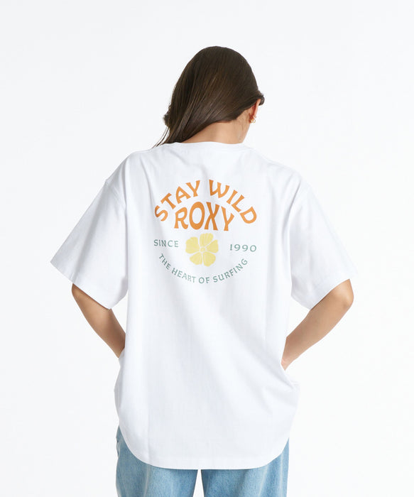 ROXY STAY WILD S/S TEE 機能性Tシャツ 半袖 【2026年秋冬モデル】