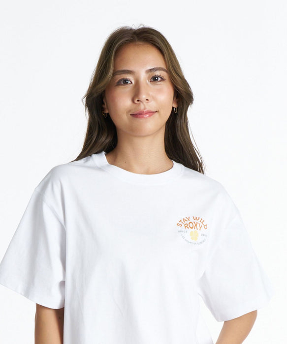 ROXY STAY WILD S/S TEE 機能性Tシャツ 半袖 【2026年秋冬モデル】