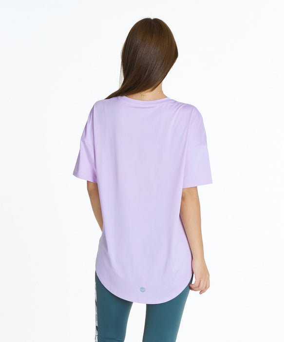 ROXY FITNESS FEEL FREE S/S TEE 後長前短圖像T恤 /速乾/抗UV/水陸兩用 【2026年秋冬款】