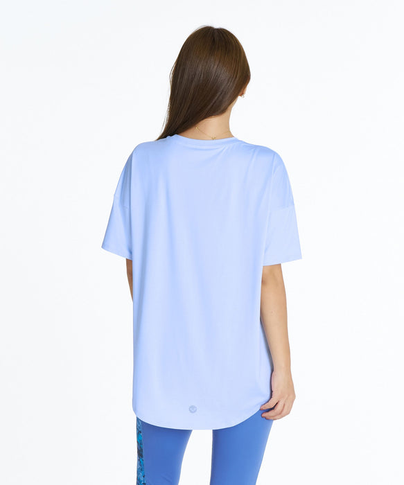 ROXY FITNESS FEEL FREE S/S TEE 後長前短圖像T恤 /速乾/抗UV/水陸兩用 【2026年秋冬款】