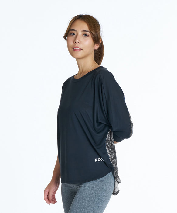 ROXY FITNESS FEEL FREE LOOSE S/S TEE 七分袖飛鼠袖T恤 /快乾 【2026年秋冬款】