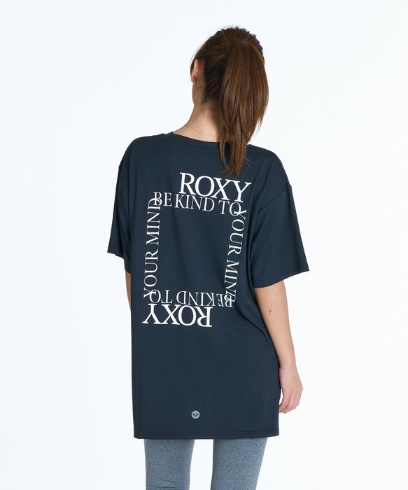 ROXY FITNESS ONE FINE DAY S/S TEE 方形文字Logo T恤 /快乾/抗UV/水陸兩用 【2026年秋冬款】