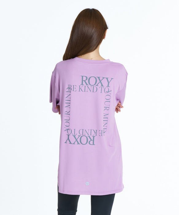 ROXY FITNESS ONE FINE DAY S/S TEE 方形文字Logo T恤 /快乾/抗UV/水陸兩用 【2026年秋冬款】