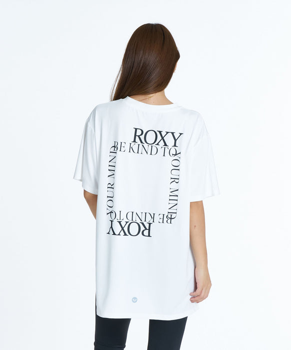ROXY FITNESS ONE FINE DAY S/S TEE 方形文字Logo T恤 /快乾/抗UV/水陸兩用 【2026年秋冬款】
