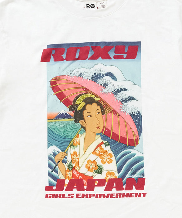 ROXY JAPAN TEE Suzuki HyottokoアートTシャツ 【2026年定番モデル】