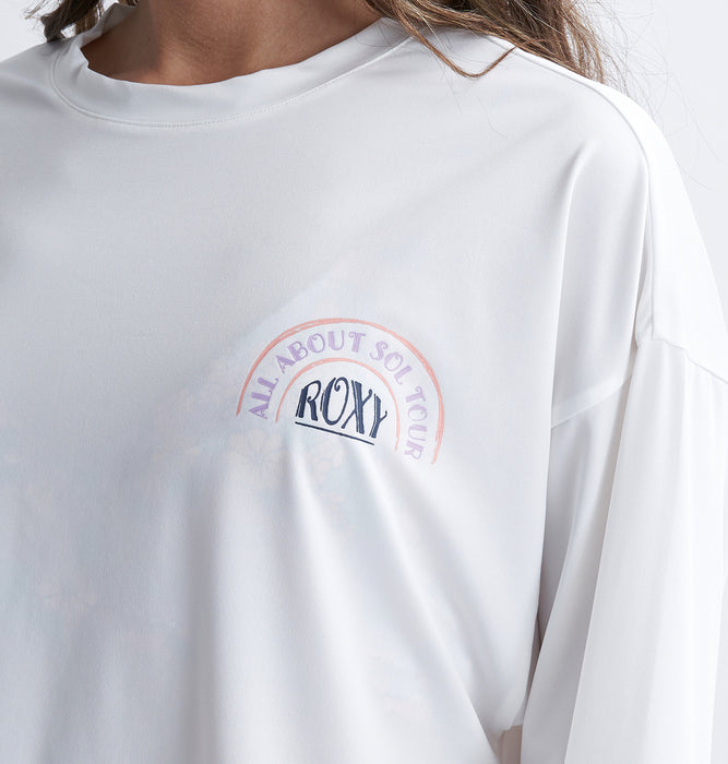 Roxy ALL ABOUT SOL 長袖ラッシュTシャツ付き 水着 4点セット